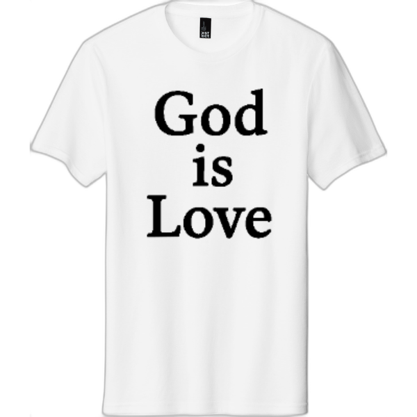 God is Love Black Print DT5000