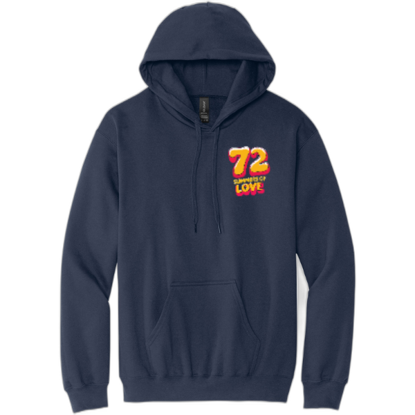 72 Summers Full Design Front/Back Pullover Hooded Sweatshirt SF500