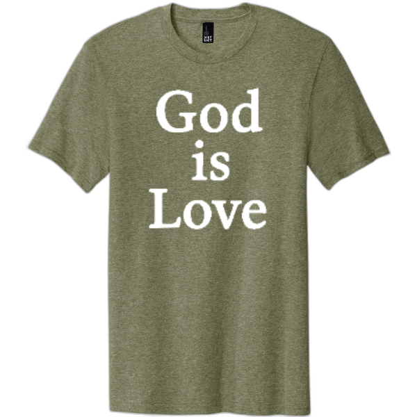 God is love White Print DT5000