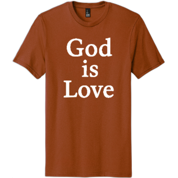 God is love White Print DT5000