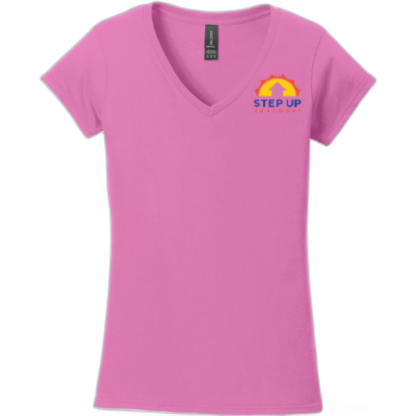 Gildan Softstyle® Ladies Fit V-Neck T-Shirt. 64V00L