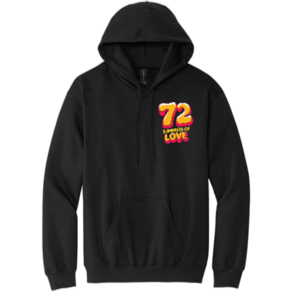 72 Summers Left Chest only Pullover Hooded Sweatshirt SF500