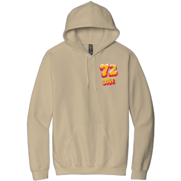 72 Summers Full Design Front/Back Pullover Hooded Sweatshirt SF500
