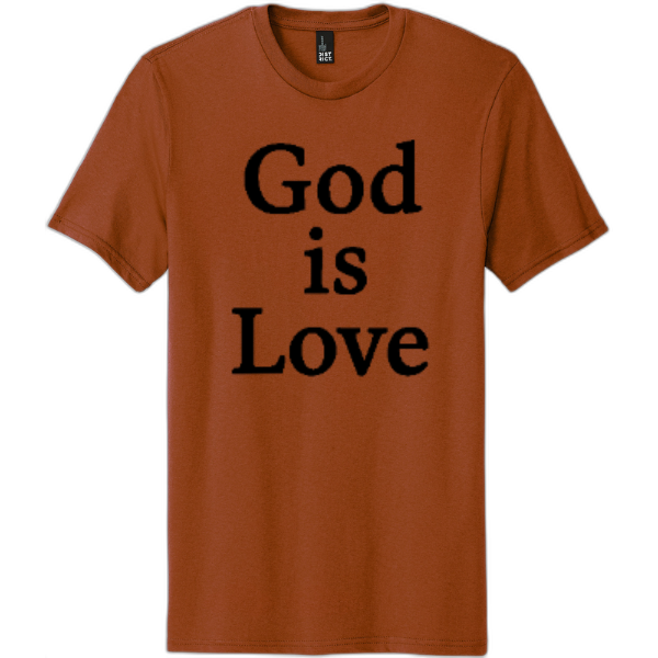 God is Love Black Print DT5000