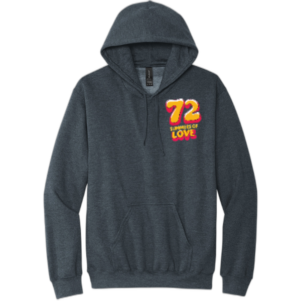72 Summers Front and Back Pullover Hooded Sweatshirt SF500