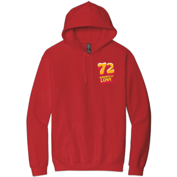 72 Summers Full Design Front/Back Pullover Hooded Sweatshirt SF500