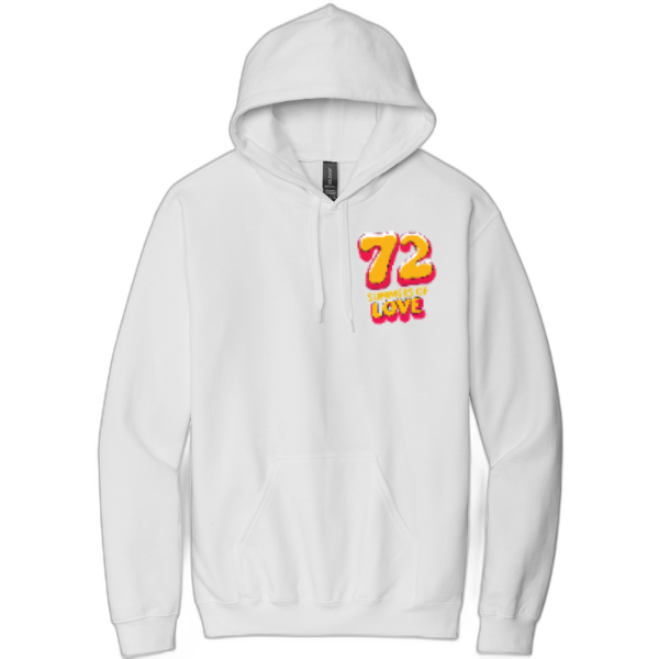 72 Summers Left Chest only Pullover Hooded Sweatshirt SF500