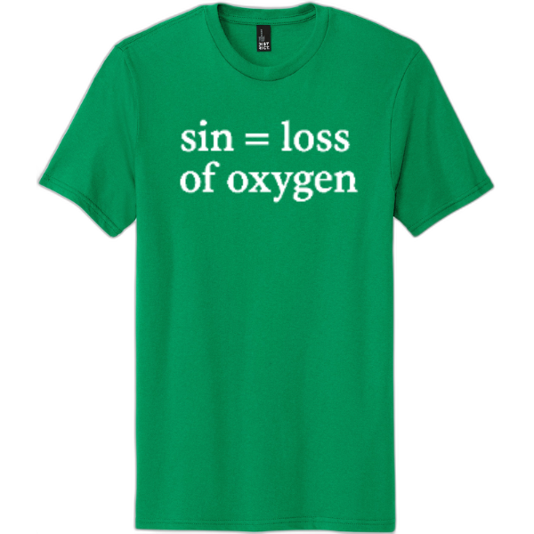 Sin = Loss of Oxygen White Print DT5000