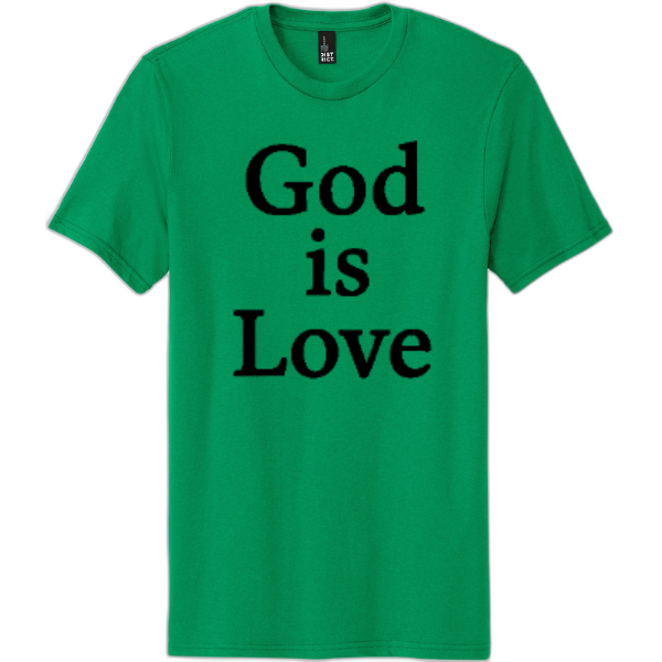 God is Love Black Print DT5000