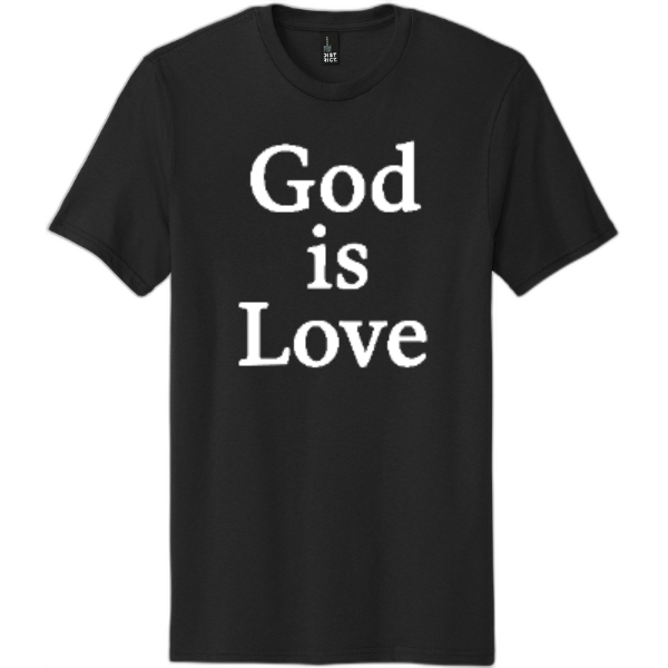God is love White Print DT5000