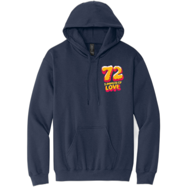 72 Summers Left Chest only Pullover Hooded Sweatshirt SF500