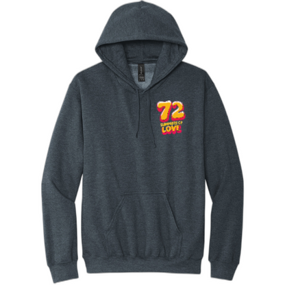 72 Summers Full Design Front/Back Pullover Hooded Sweatshirt SF500