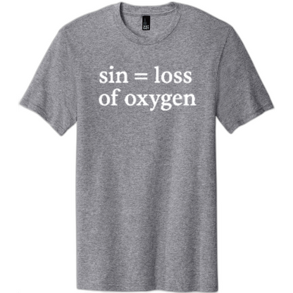 Sin = Loss of Oxygen White Print DT5000