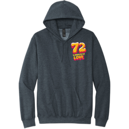 72 Summers Front and Back Pullover Hooded Sweatshirt SF500