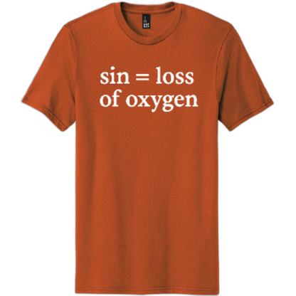 Sin = Loss of Oxygen White Print DT5000