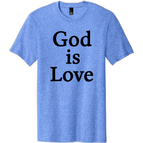 God is Love Black Print DT5000