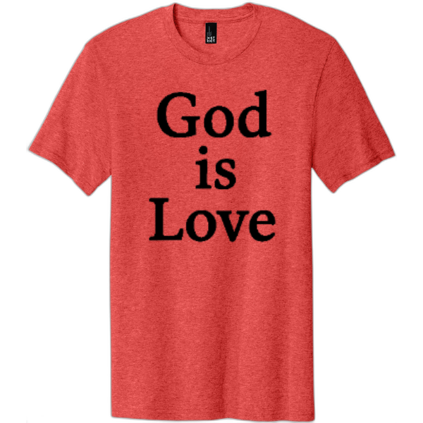 God is Love Black Print DT5000