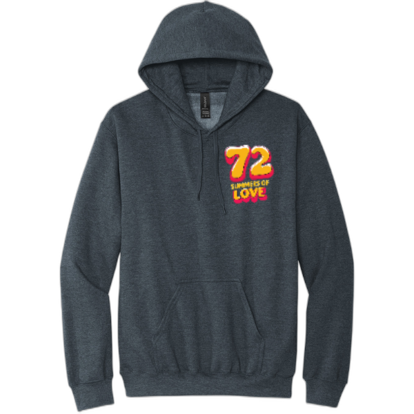 72 Summers Left Chest only Pullover Hooded Sweatshirt SF500